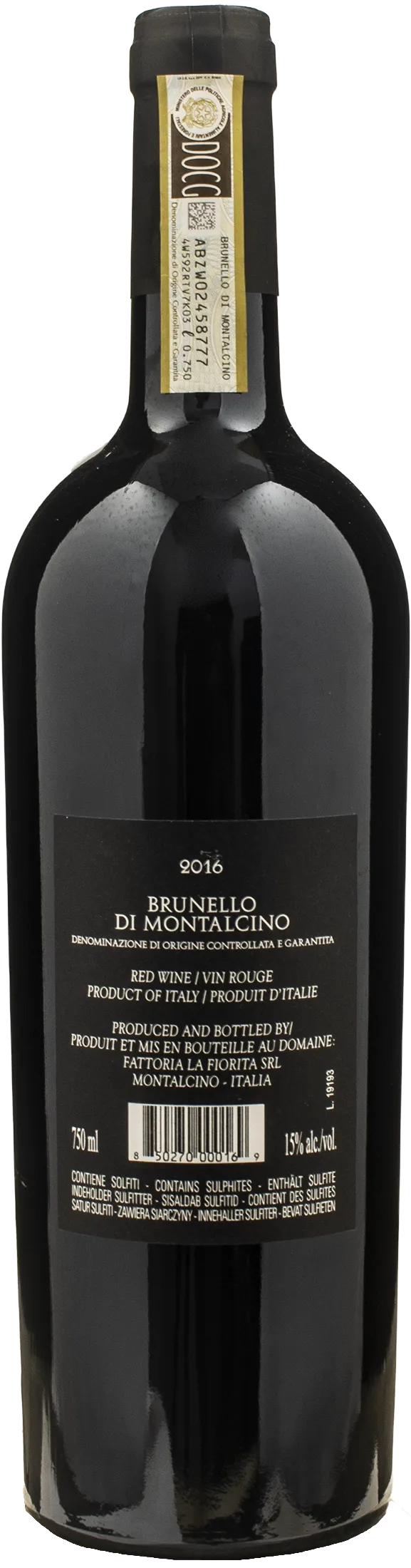 La Fiorita Brunello di Montalcino 2016