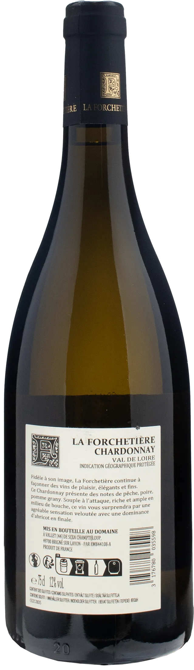 La Forchetiere Val de Loire Chardonnay 2022