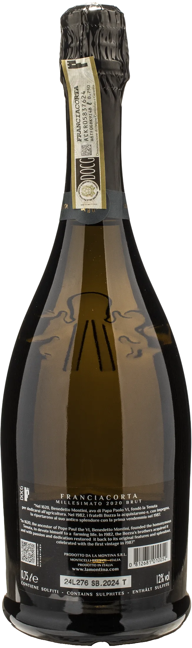 La Montina Franciacorta Brut Millesimato 2020
