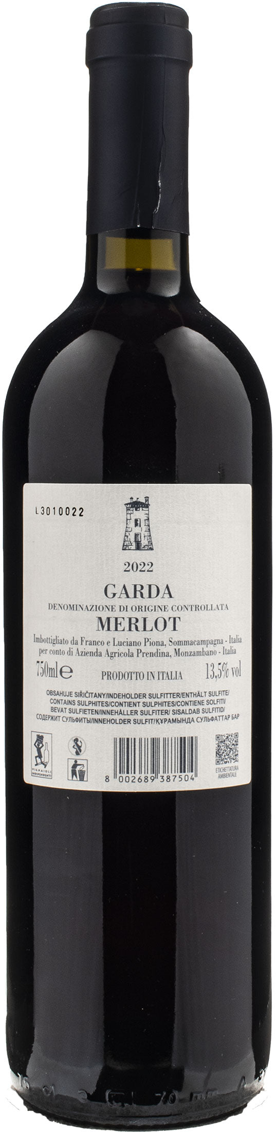Prendina Garda Merlot 2022