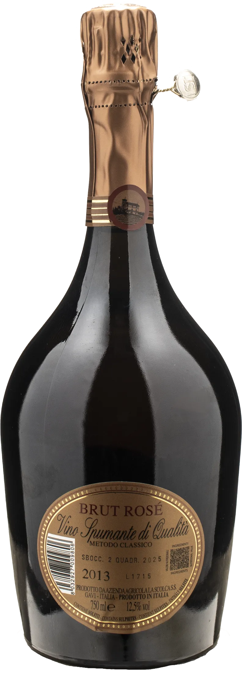 La Scolca Soldati d'Antan Rosè Metodo Classico Brut Millesimato 2013