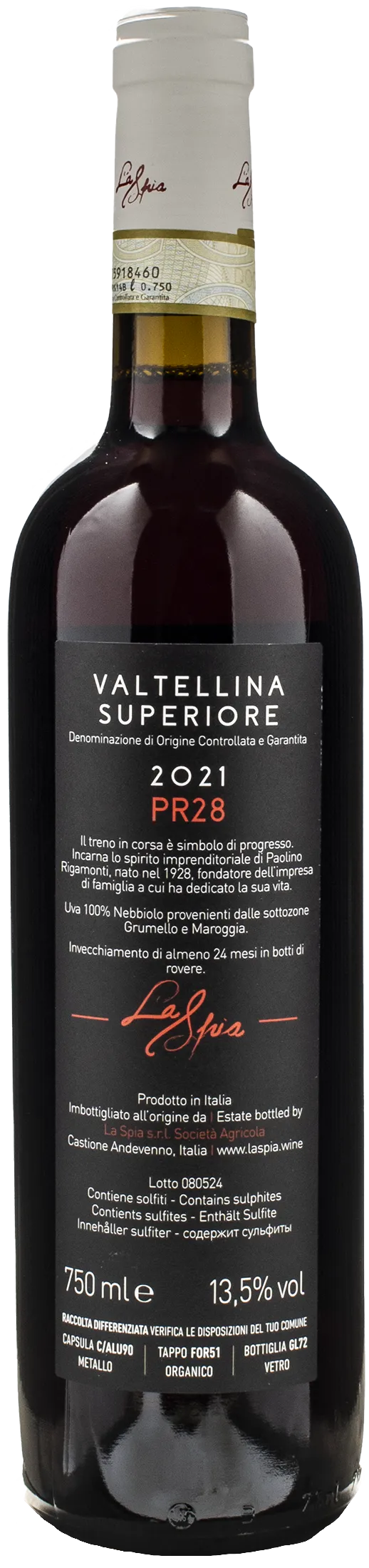 La Spia Valtellina Superiore PR28 2021
