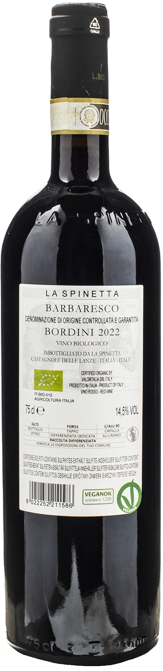 La Spinetta Barbaresco Bordini 2022
