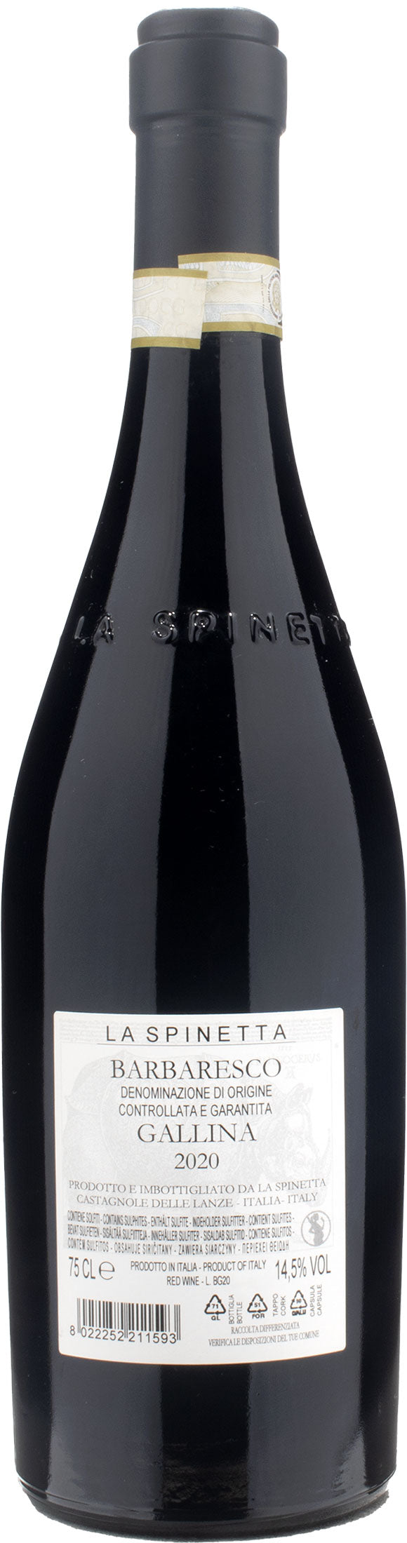 La Spinetta Barbaresco Gallina Vursu 2020