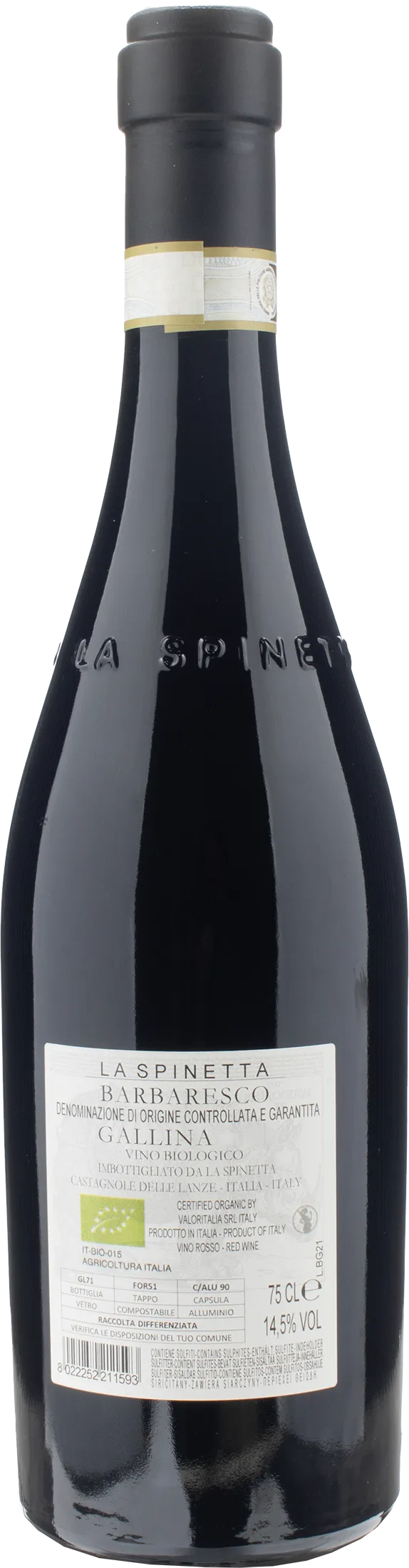 La Spinetta Barbaresco Gallina Vursu 2021