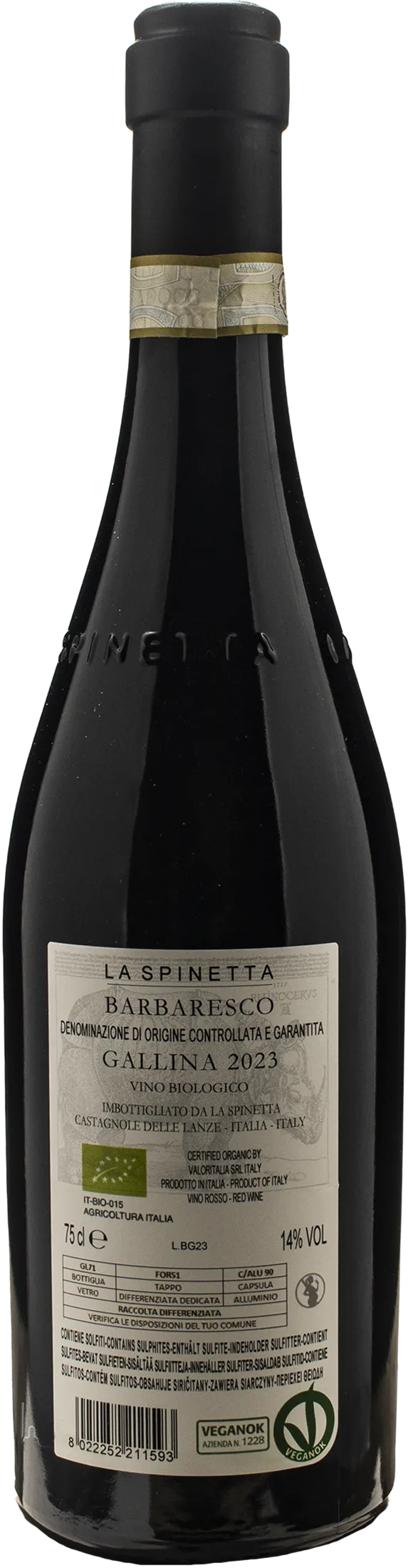 La Spinetta Barbaresco Gallina Vursu 2023
