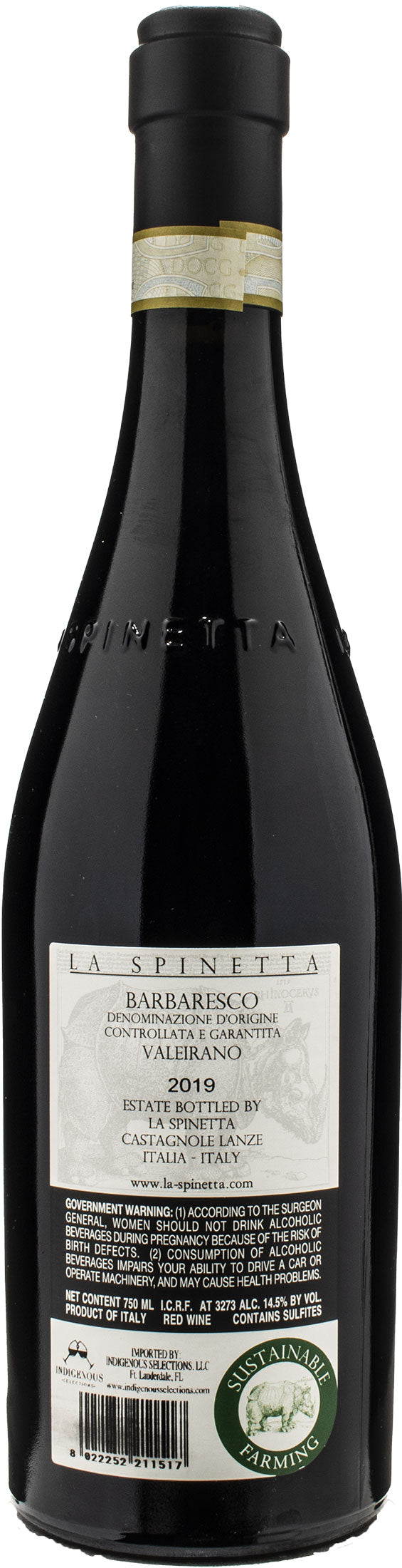 La Spinetta Barbaresco Valeirano Vursu 2019