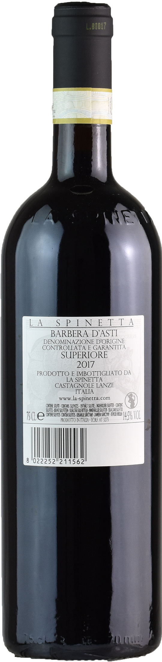 La Spinetta Barbera d'Asti Superiore Bionzo 2017