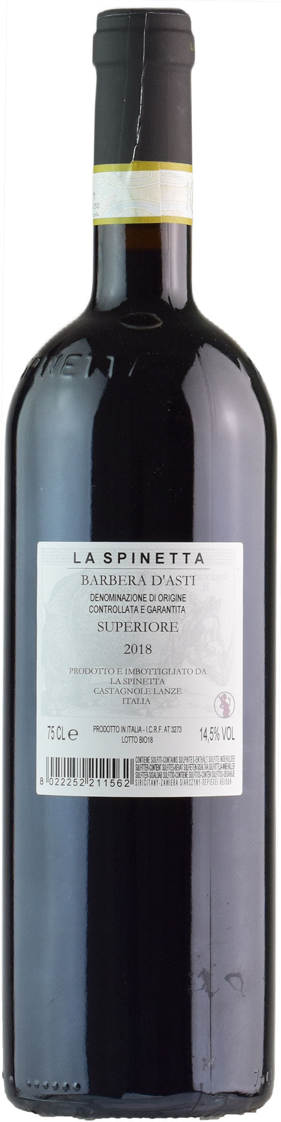 La Spinetta Barbera d'Asti Superiore Bionzo 2018