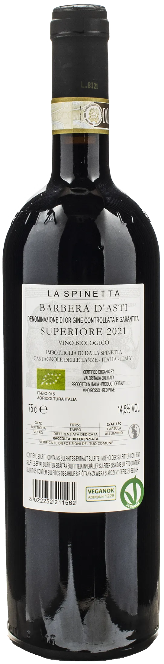 La Spinetta Barbera d'Asti Superiore Bionzo 2021