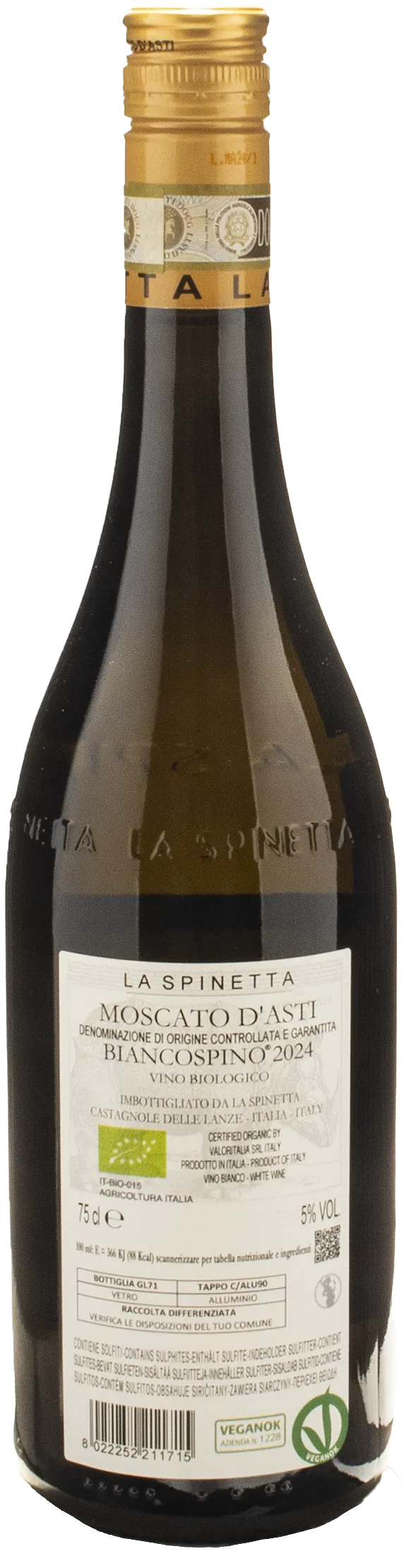 La Spinetta Moscato d'Asti Biancospino Tappo Stelvin 2024