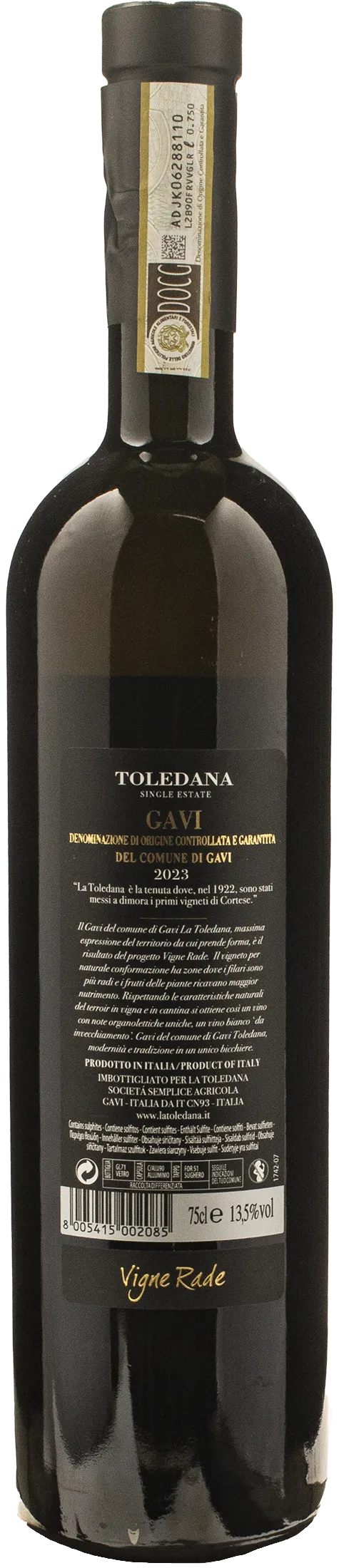 La Toledana Gavi del Comune di Gavi Toledana Vigne Rade 2023