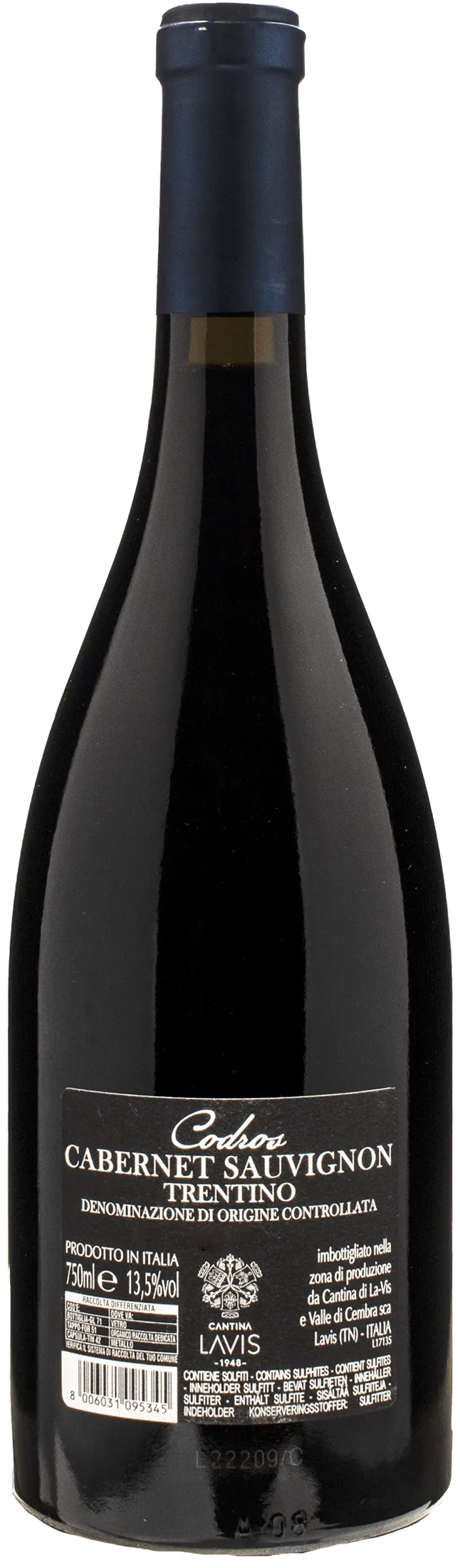 La Vis Cabernet Sauvignon Codros 2019