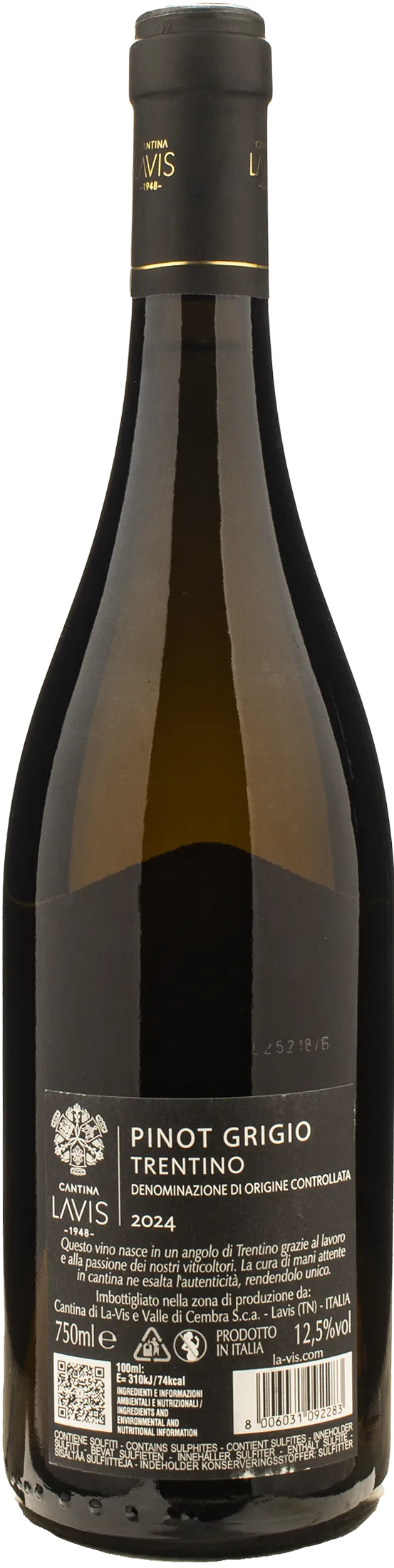 La Vis Trentino Pinot Grigio 2024