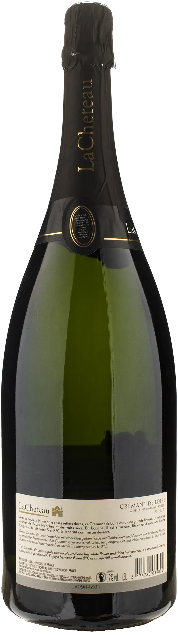 LaCheteau Cremant de Loire Brut Magnum