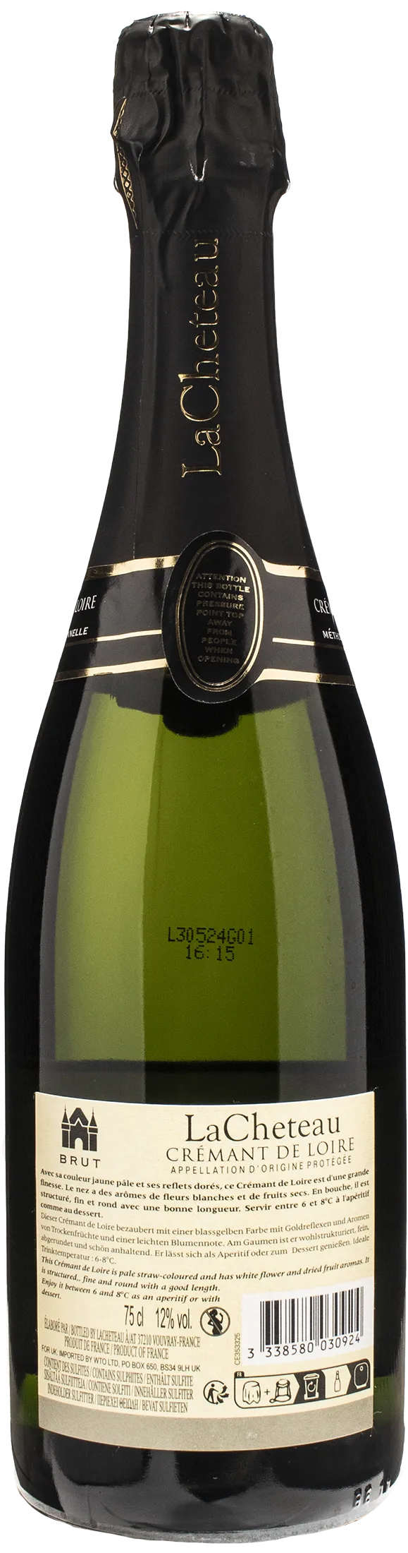 LaCheteau Cremant de Loire Brut