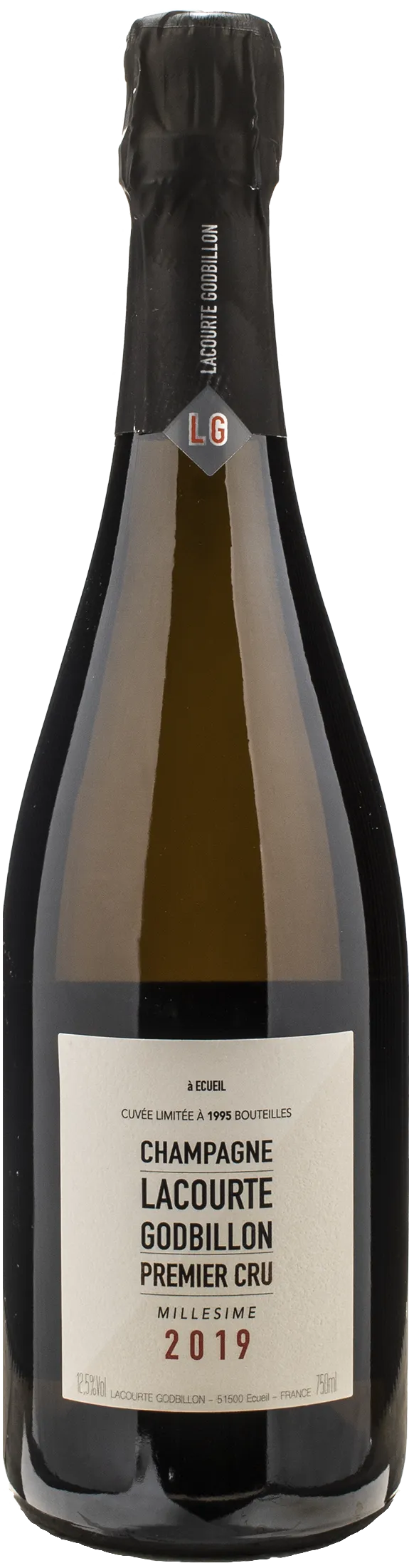 Lacourte Godbillon Champagne 1er Cru Extra Brut Millesime 2019