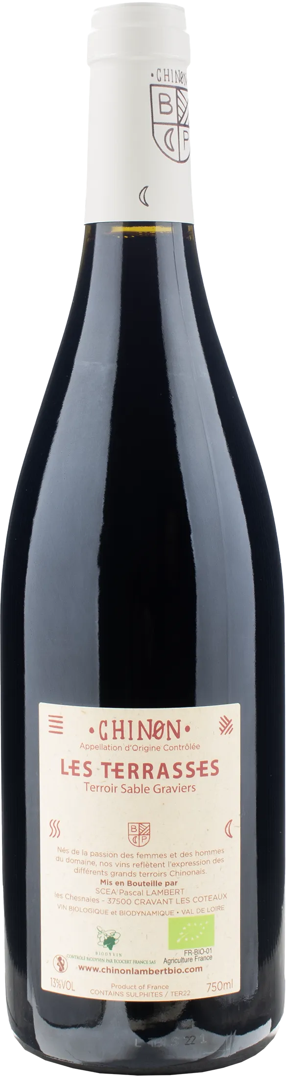 Lambert Chinon Rouge Cuvee Les Terrasses 2022