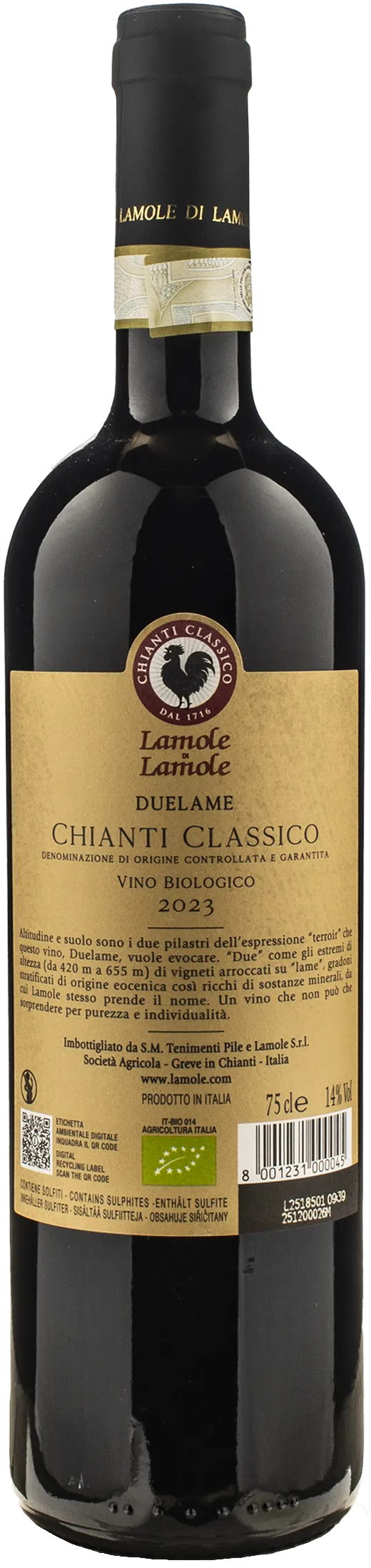 Lamole di Lamole Chianti Classico Duelame 2023