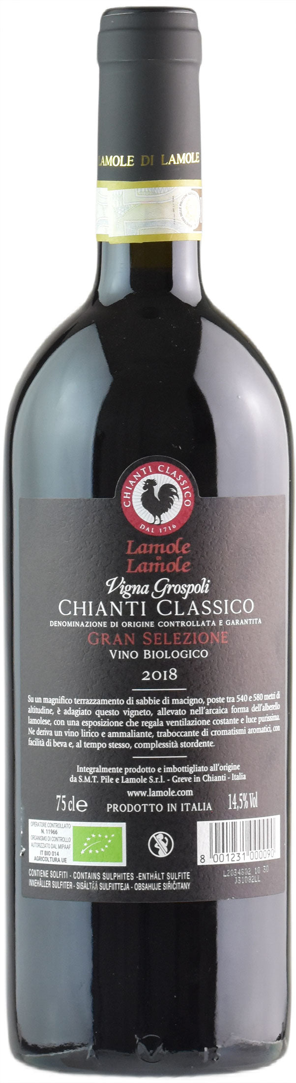 Lamole di Lamole Chianti Classico Gran Selezione Vigna Grospoli 2018