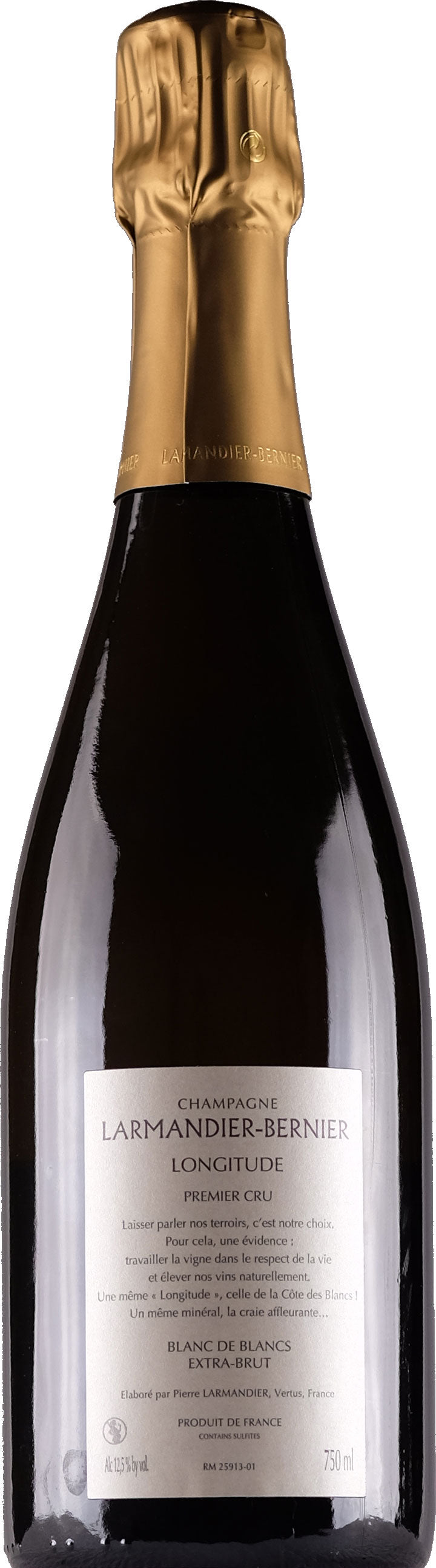 Larmandier Bernier Champagne Blanc de Blancs Longitude 1er Cru Extra Brut