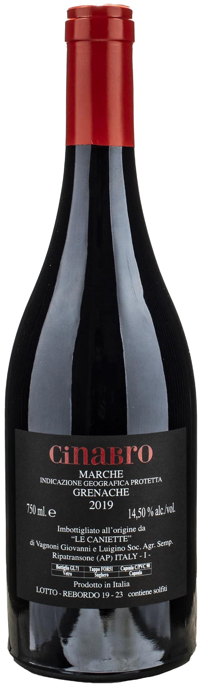 Le Caniette Cinabro 2019