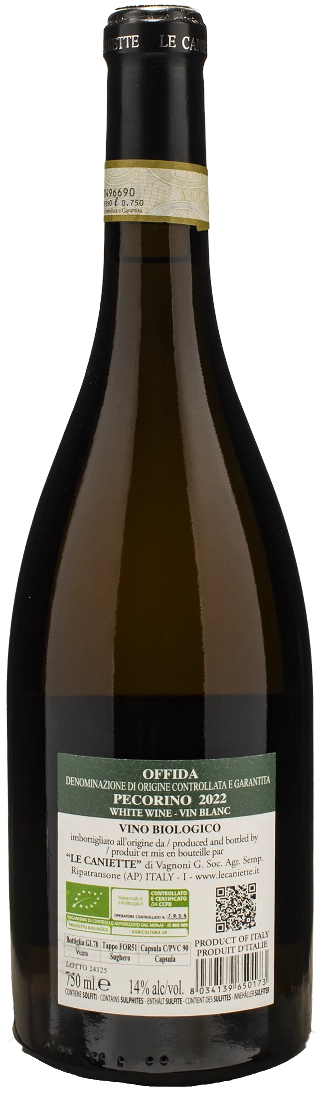 Le Caniette Offida Pecorino Io Sono Gaia (non sono Lucrezia) 2022