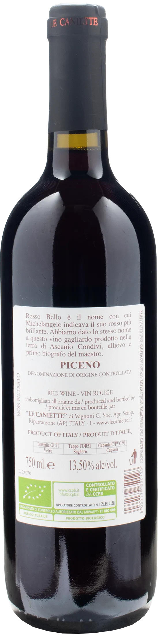 Le Caniette Piceno Rosso Bello 2022