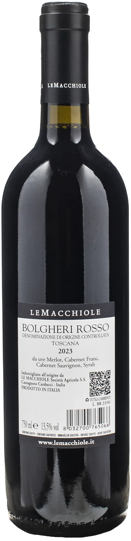 Le Macchiole Bolgheri Rosso 2023