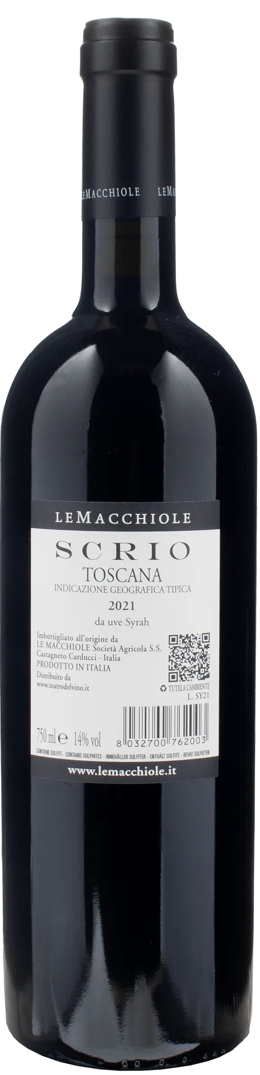 Le Macchiole Scrio 2021