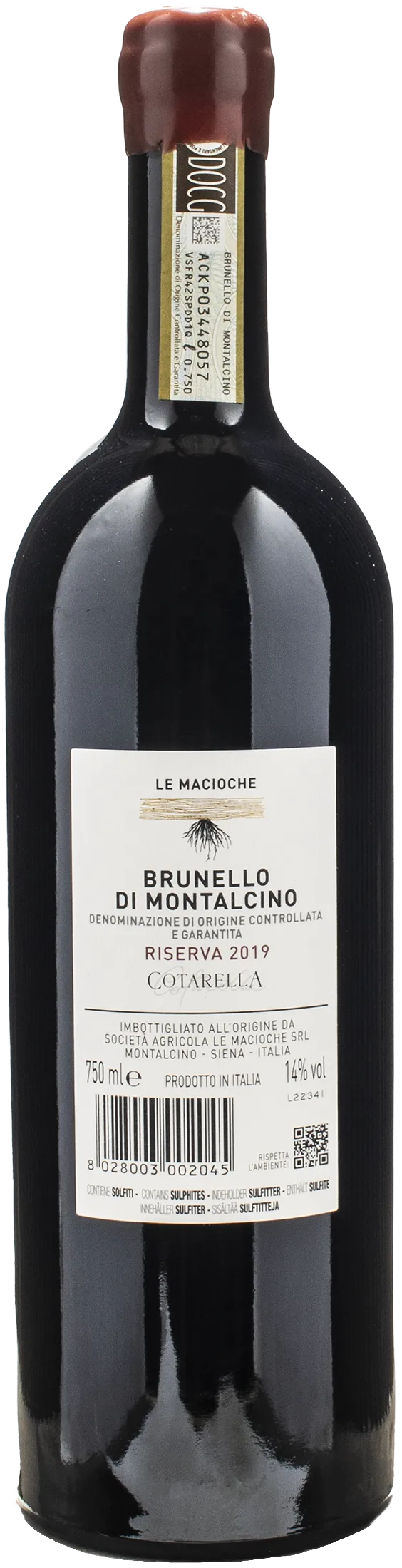 Le Macioche Brunello di Montalcino Riserva 2019