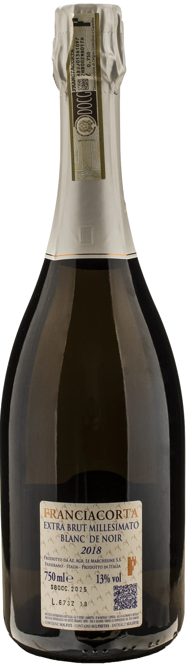 Le Marchesine Franciacorta Nodens Blanc de Noirs Extra Brut 2018