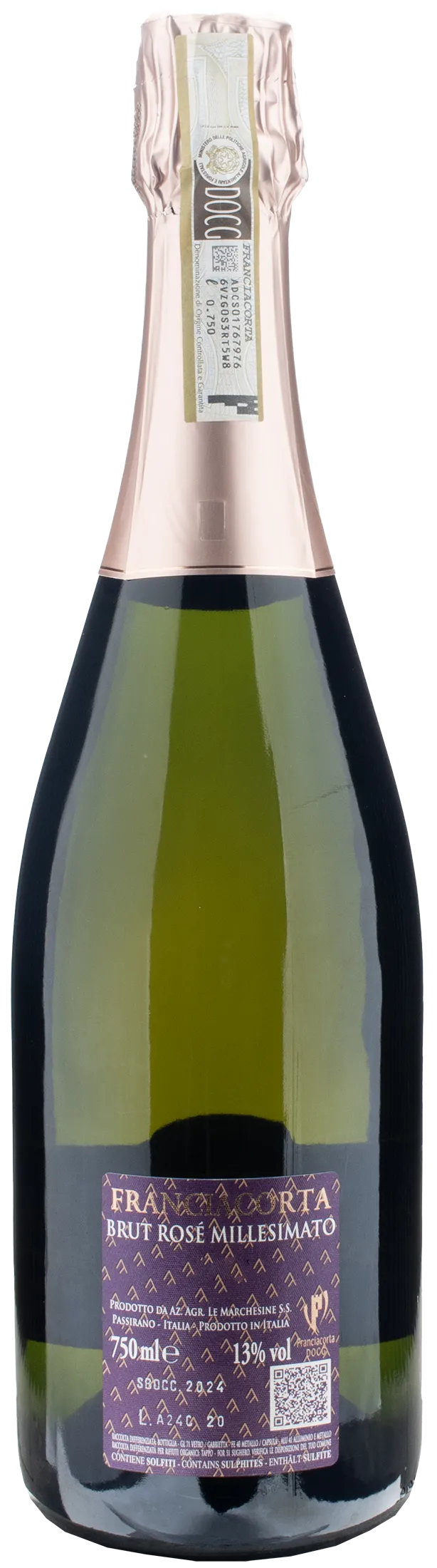 Le Marchesine Franciacorta Rosé Artio Brut Millesimato 2020