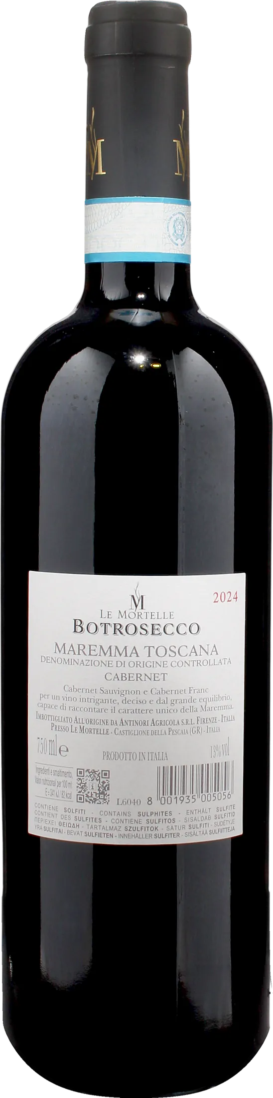 Le Mortelle Maremma Toscana Cabernet Botrosecco 2024