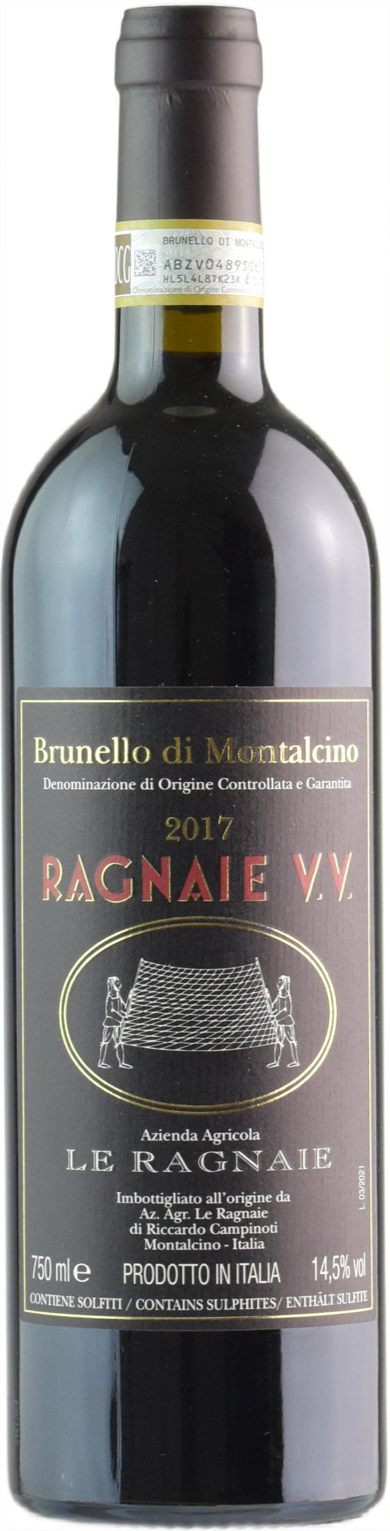 Le Ragnaie Brunello Montalcino Le Ragnaie Vigna Vecchia 2017