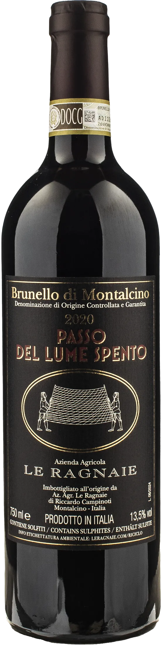 Le Ragnaie Brunello Montalcino Passo del Lume Spento 2020