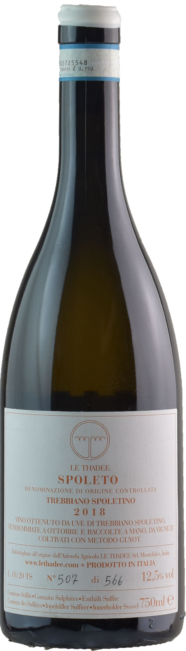 Le Thadee Trebbiano Spoletino Fijoa 2018