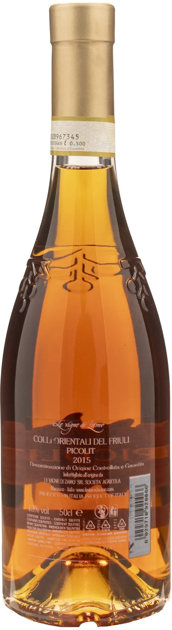 Le Vigne di Zamo Picolit 0.5L 2015