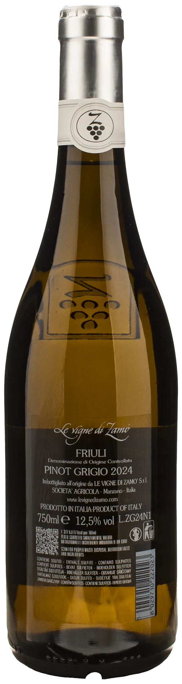 Le Vigne di Zamo Pinot Grigio 2024