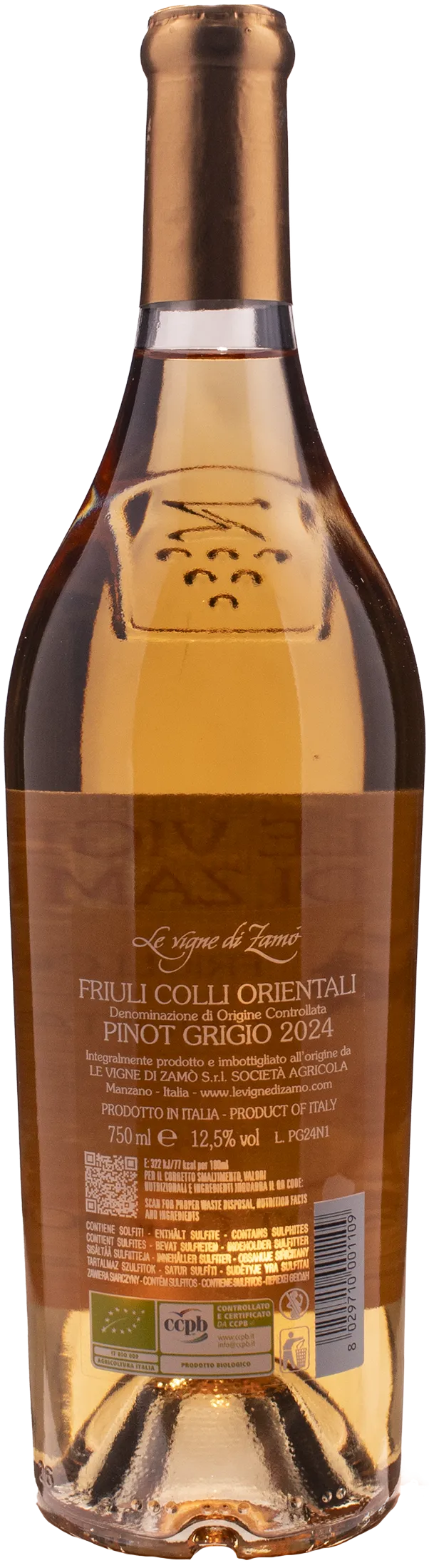 Le Vigne di Zamo Pinot Grigio Ramato 2024