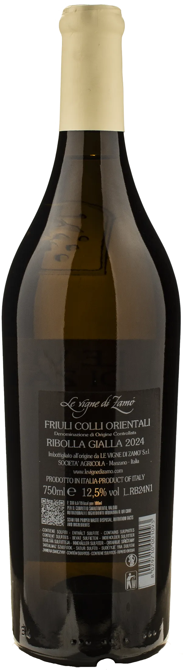 Le Vigne di Zamo Ribolla Gialla 2024