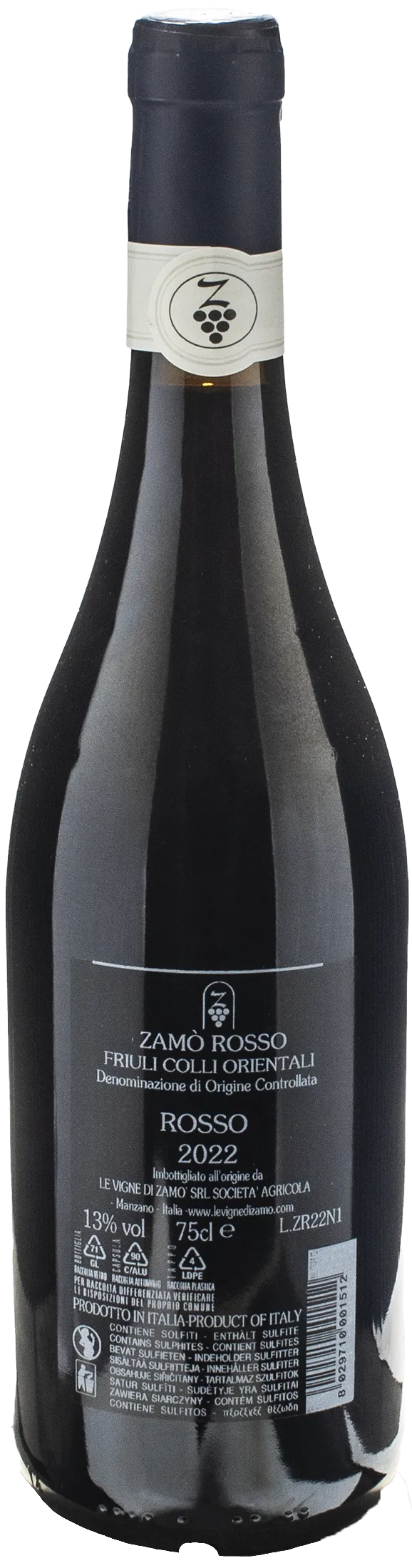 Le Vigne di Zamo Rosso 2022