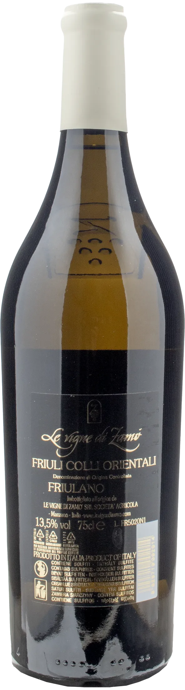 Le Vigne di Zamo Vigne 50 anni Friulano 2020