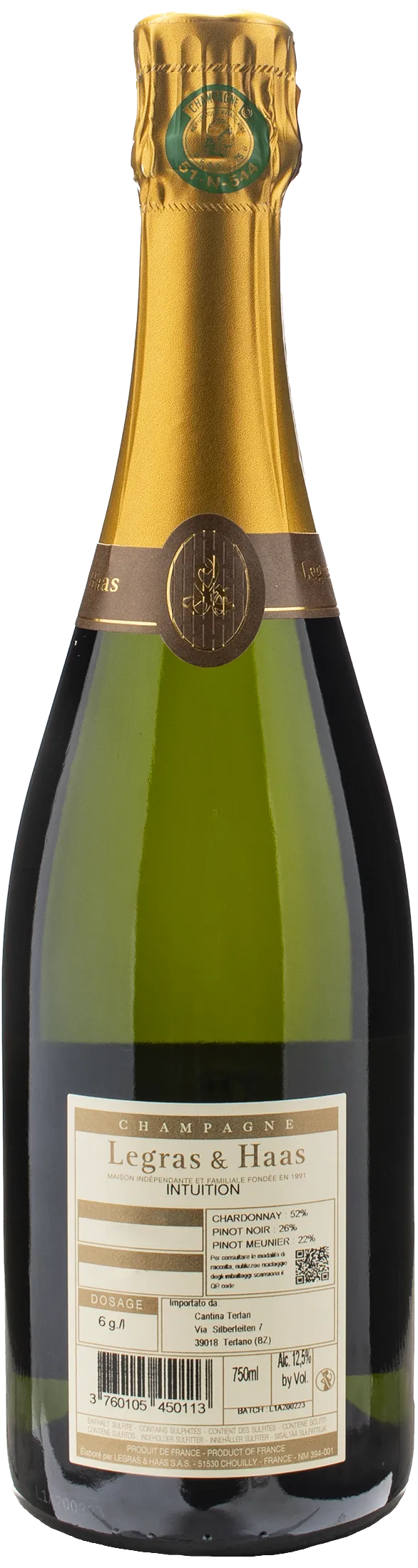 Legras & Haas Champagne Intuition Brut