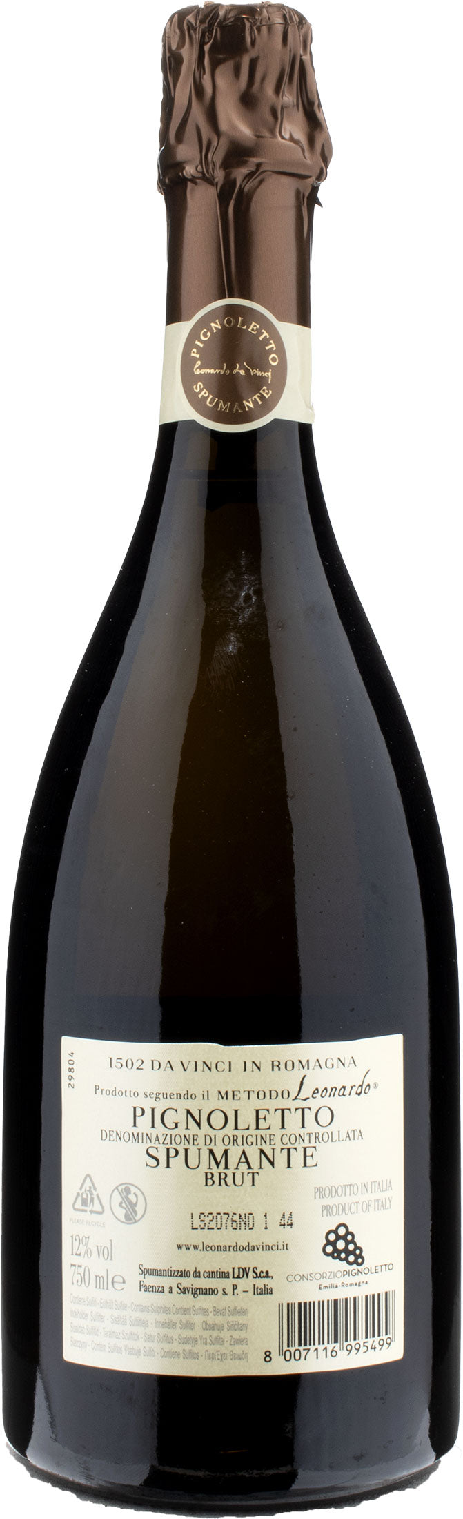 Leonardo da Vinci 1502 Mappa di Imola Pignoletto Spumante Brut 2021