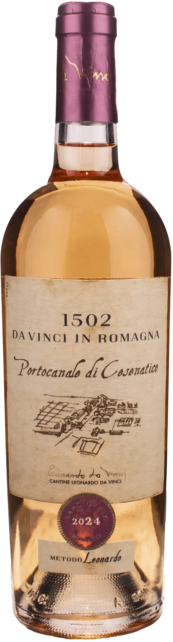 Leonardo da Vinci 1502 Sangiovese Portocanale Cesenatico Rosato 2024