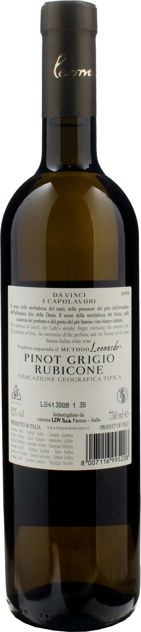 Leonardo da Vinci Capolavori Pinot Grigio Dama Ermellino 2023