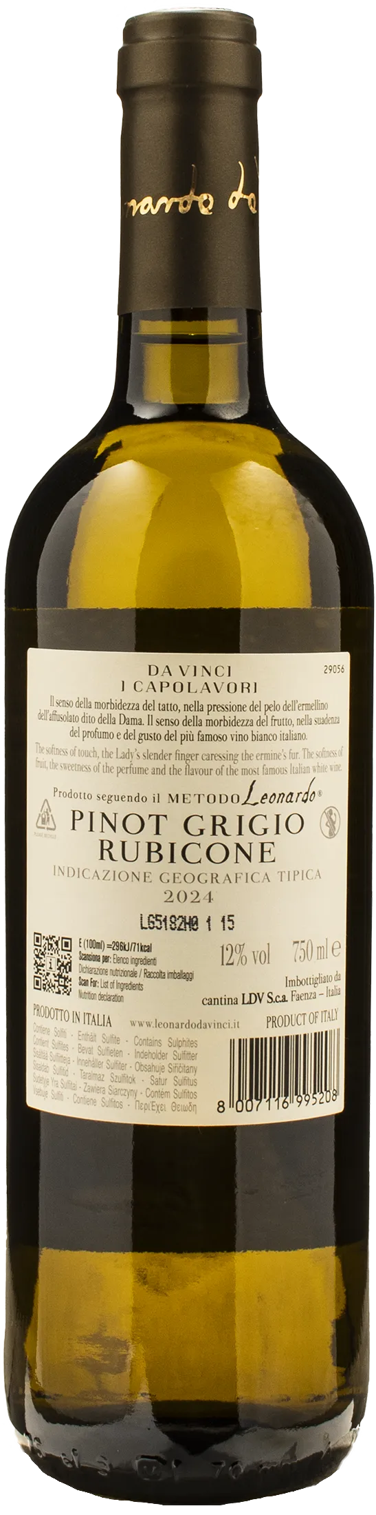 Leonardo da Vinci Capolavori Pinot Grigio Dama Ermellino 2024