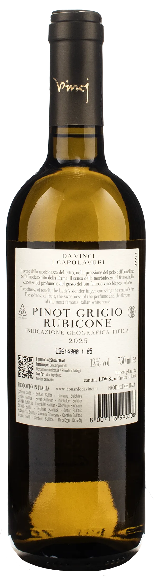 Leonardo da Vinci Capolavori Pinot Grigio Dama Ermellino 2025