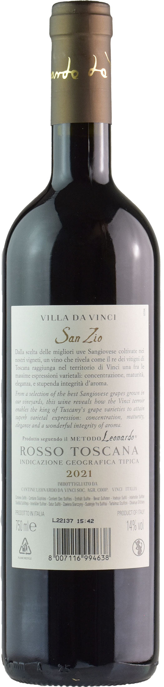 Leonardo da Vinci Villa da Vinci San Zio 2021